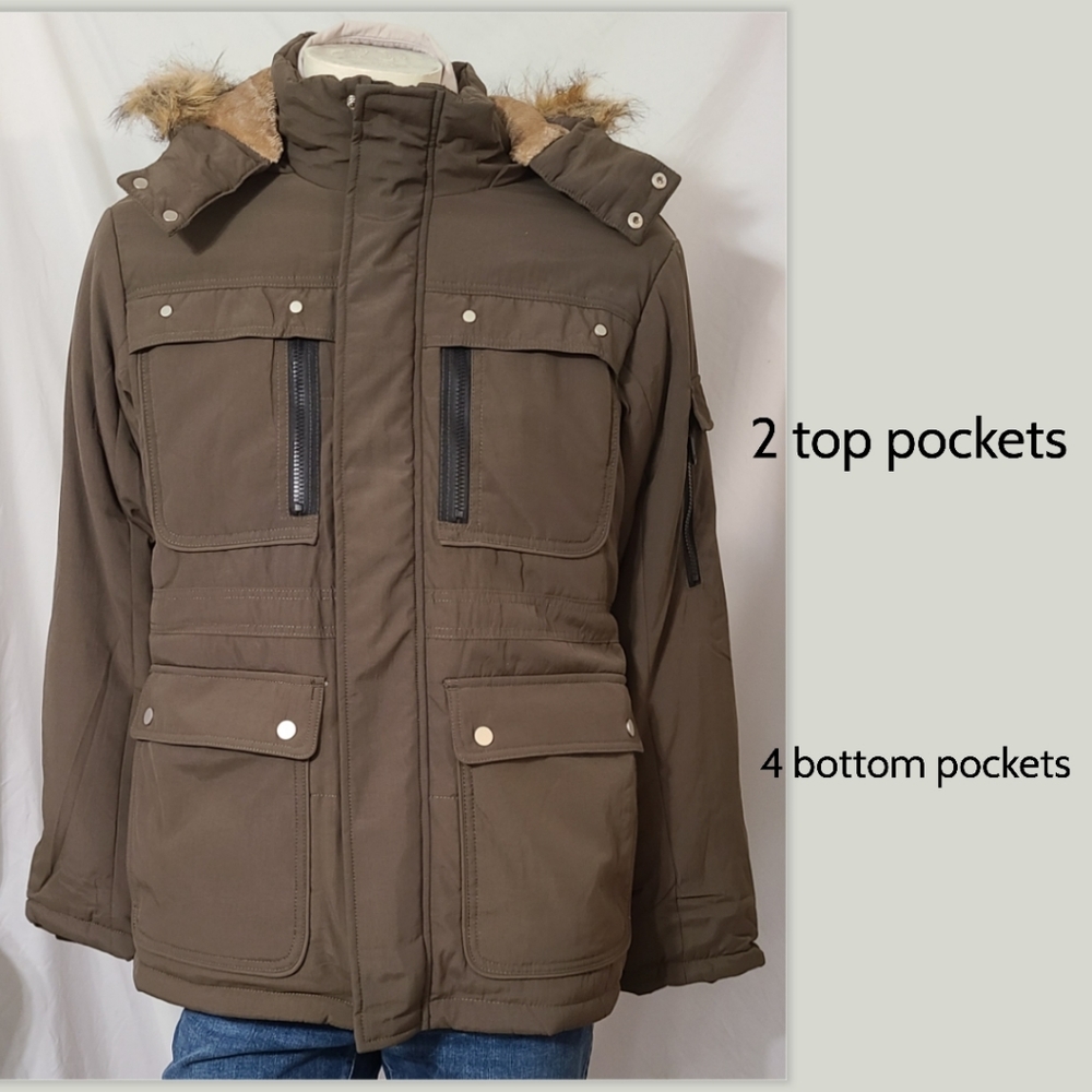 New - Yozai 9 Pocket Winter Jacket - Picture 8 of 16